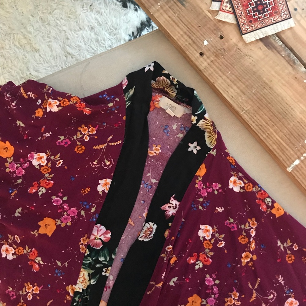 Loft kimono duster